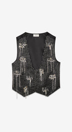 Ottod’Ame Black Cocktail Waistcoat
