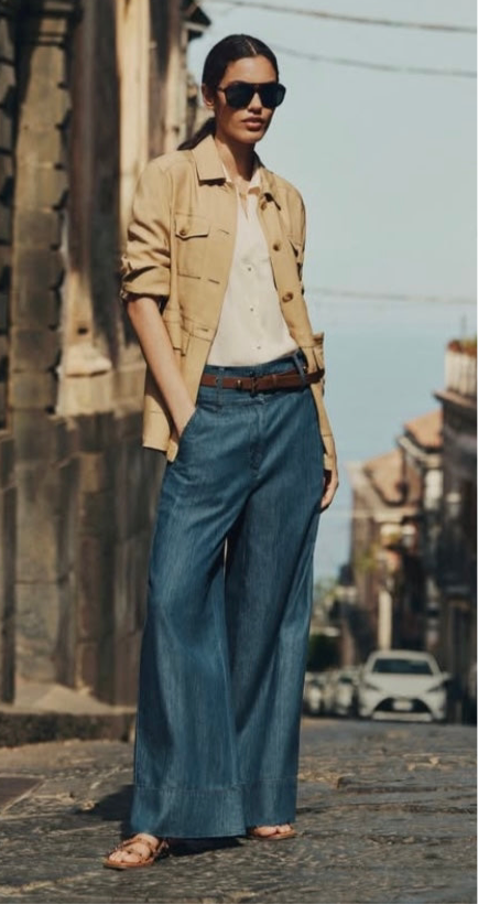 PennyBlack Camel Safari Style Fluid Jacket