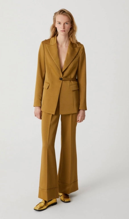 Beatrice B Tobacco Suit Jacket