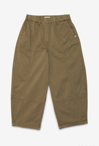 Ottod’Ame Army Green Barrel Leg Trousers