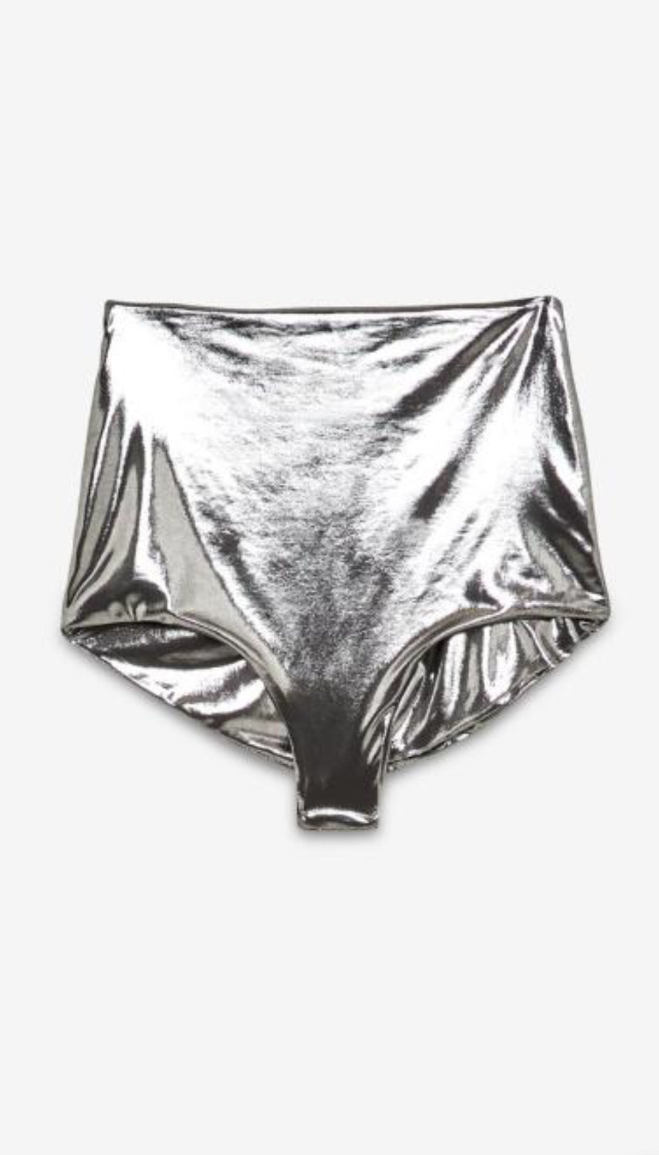 Ottod’Ame Metallic Silver Shorts
