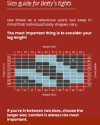 Betty Tights in Sheer Black with Hidden Thunderbolt Design