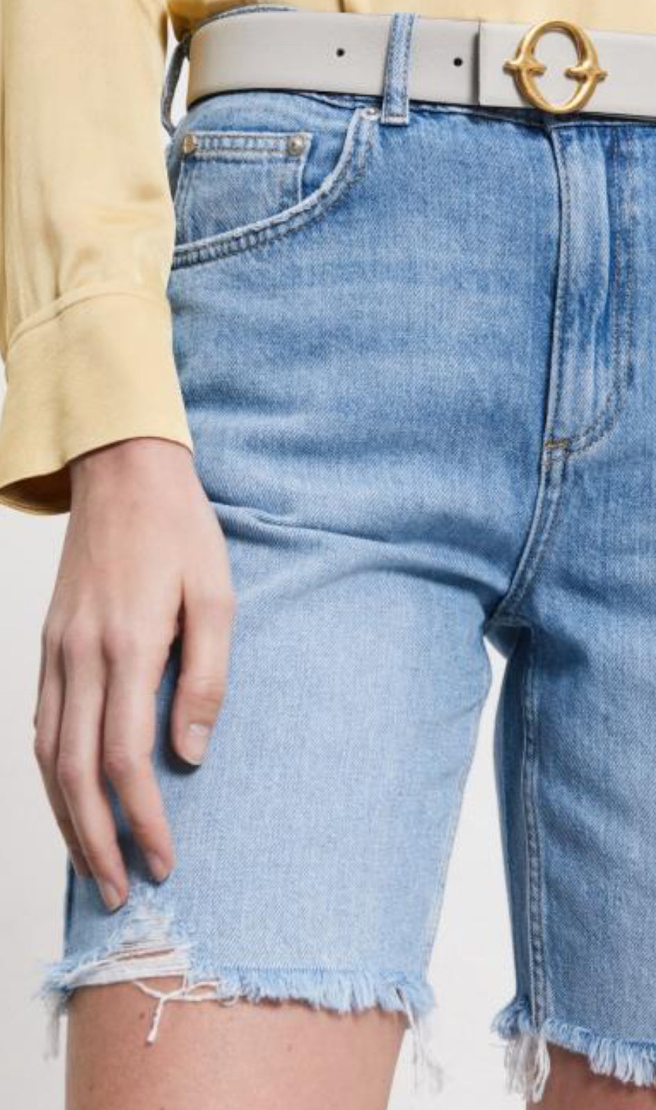 Ottod’Ame Denim Bermuda Shorts