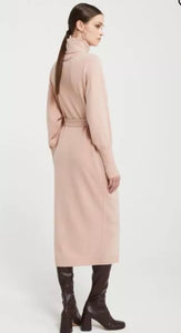 Ottod’Ame Baby Pink Cashmere Blend Dress with Belt