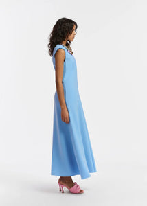 Essentiel Antwerp Blue Maxi-Length Dress