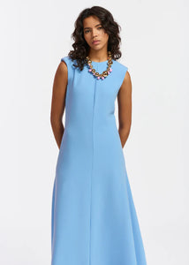 Essentiel Antwerp Blue Maxi-Length Dress