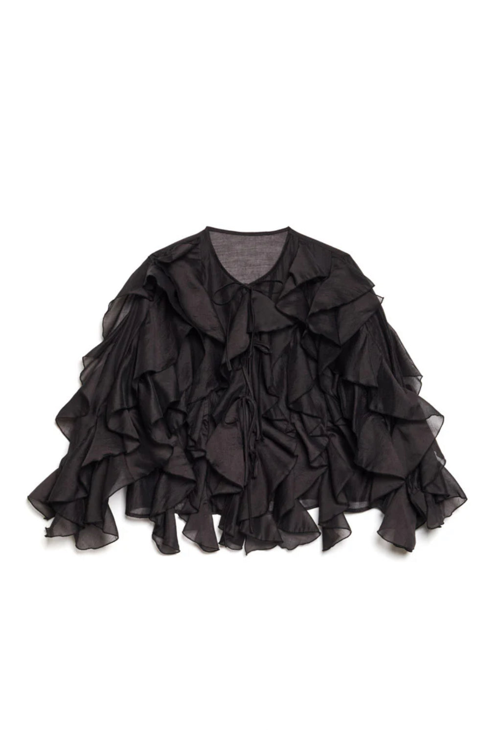 DREAM Sister Jane Black Frill Blouse
