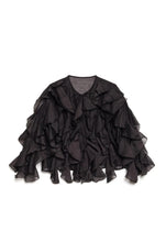 Load image into Gallery viewer, DREAM Sister Jane Black Frill Blouse
