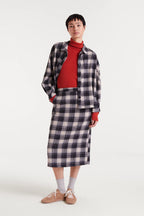 Compañia Fantastica Tartan Print Pencil Skirt