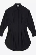 Ottod’Ame Black Oversized Poplin Shirt - Dress