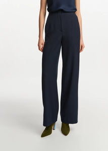 Essentiel Antwerp Navy Straight Leg Trousers