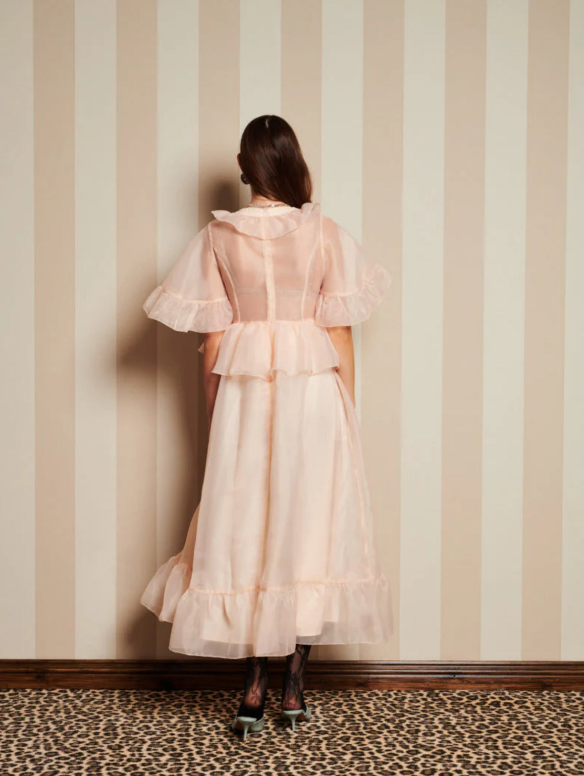 ワンピース dream sister jane parlour organza dress DREAM Sister Jane Peach Organza Dress – SYBIL Boutique