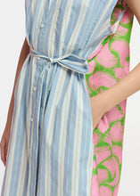 Load image into Gallery viewer, Essentiel Antwerp Blue and White Striped Shirt Dress
