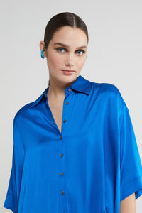 Ottod'Ame Blue Viscose Shirt