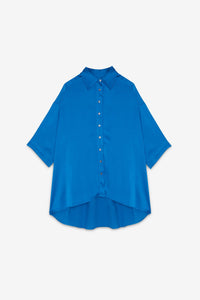 Ottod'Ame Blue Viscose Shirt