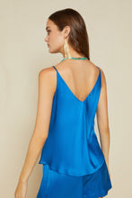 Load image into Gallery viewer, Ottod&#39;Ame Blue Viscose Top
