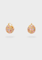 NALI Gold & Coloured Gemstone Small Hoop Earrings