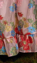 Load image into Gallery viewer, DREAM Sister Jane Pink &amp; Red Floral Camellia Jacquard Maxi Dress
