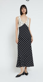 Ottod’Ame Polka Dot Long Dress