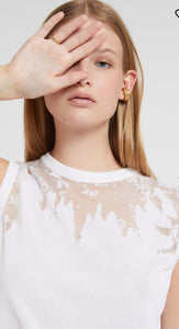 Ottod’Ame White Fine Knit Top