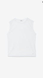 Ottod’Ame White Fine Knit & Mesh Top