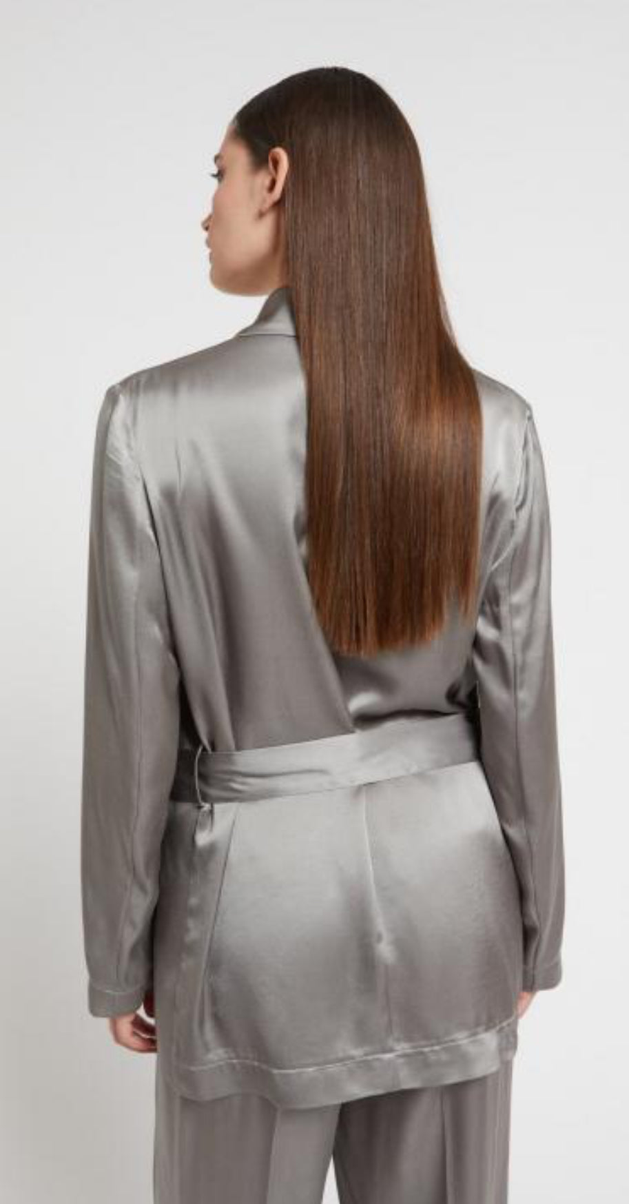 Ottod’Ame Pewter Silver Tuxedo Jacket