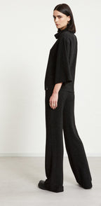Ottod’Ame Black Sparkle Lurex Palazzo Pants