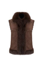 URBANCODE Reversible Brown Faux Fur Gilet
