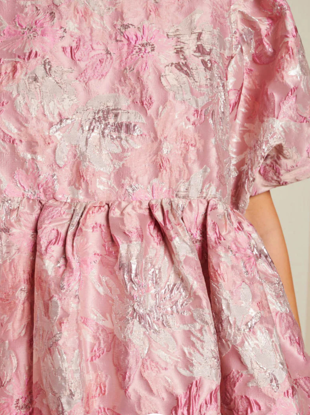 DREAM Sister Jane Pink Jacquard Mini Dress