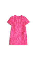 Sister Jane Cerise Pink is Foxglove Jacquard Mini Dress