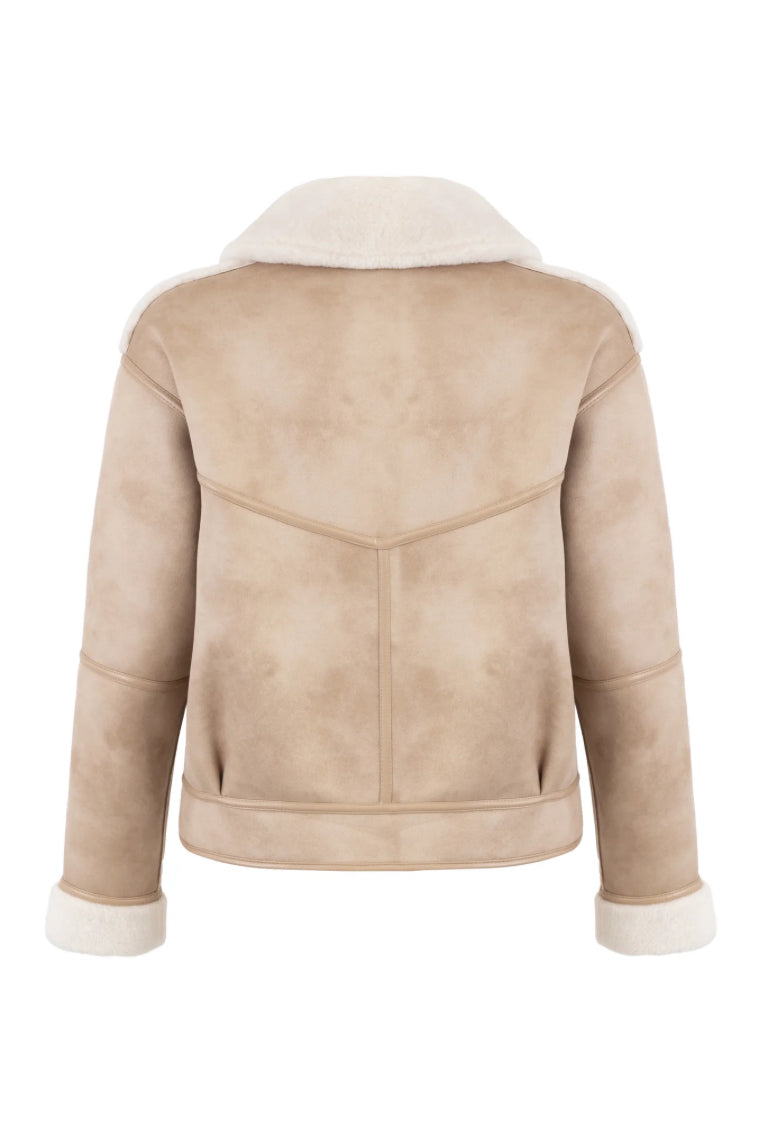 URBANCODE Cream Reversible Aviation Jacket