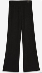 Ottod’Ame Black Sparkle Lurex Palazzo Pants