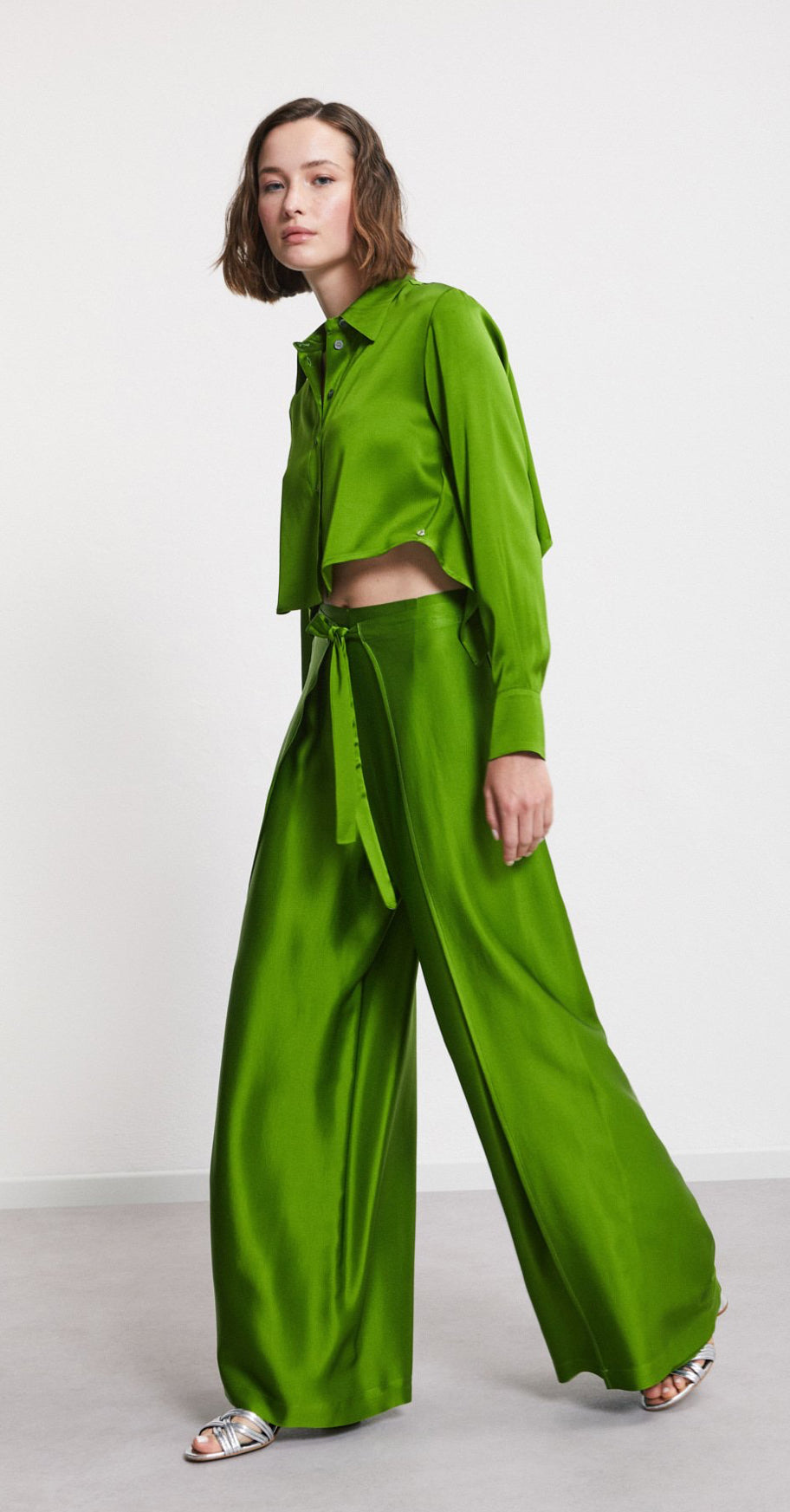 Ottod’Ame Green Sarong Trousers