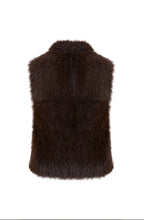 Load image into Gallery viewer, URBANCODE Reversible Brown Faux Fur Gilet
