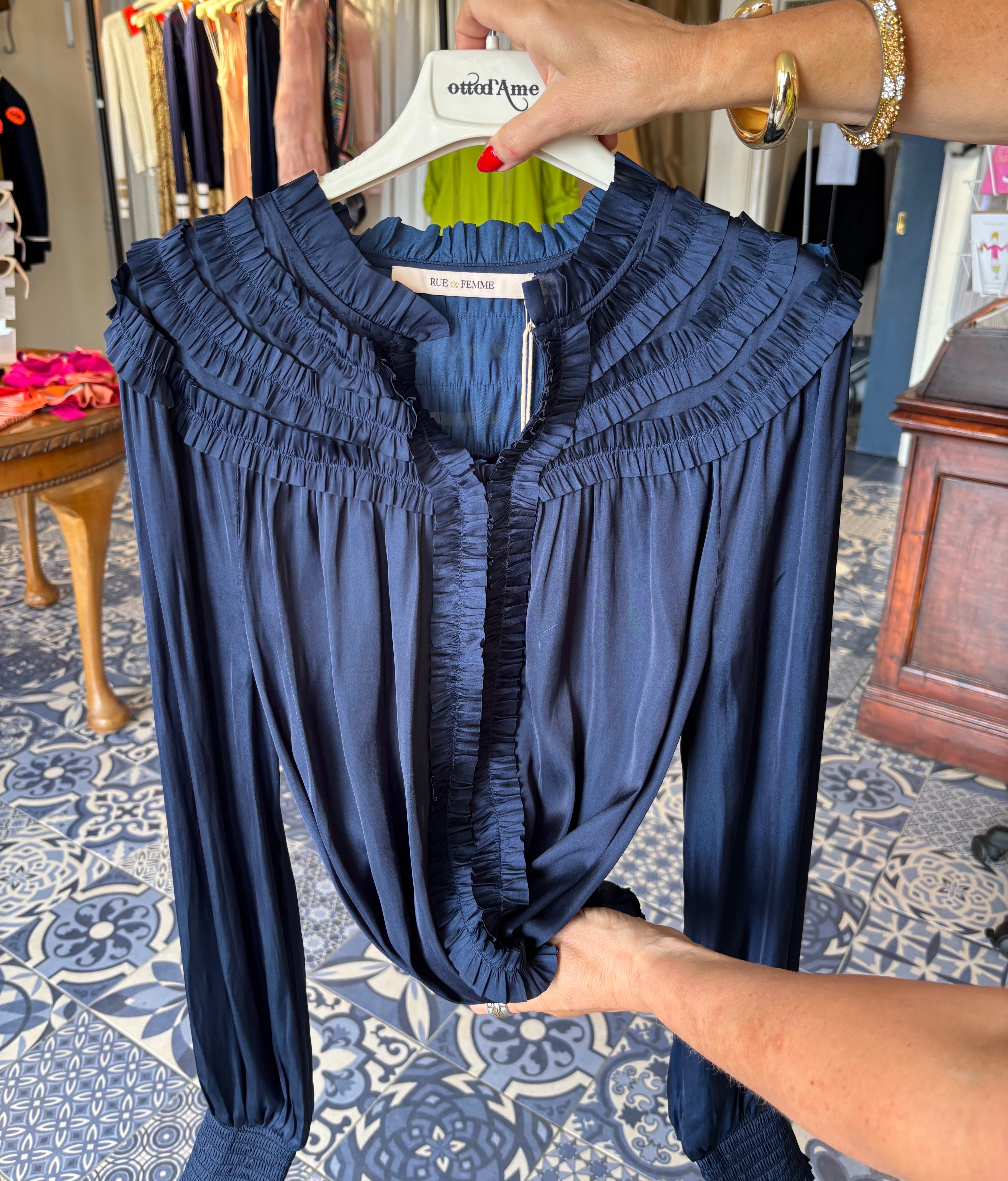 RDF Midnight Navy Blouse