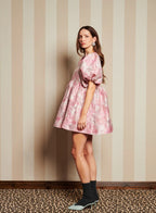DREAM Sister Jane Pink Jacquard Mini Dress