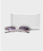 NALI Black Marble & Gold Cat Eye Sunglasses