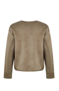 URBANCODE Reversible Mink Collarless Jacket