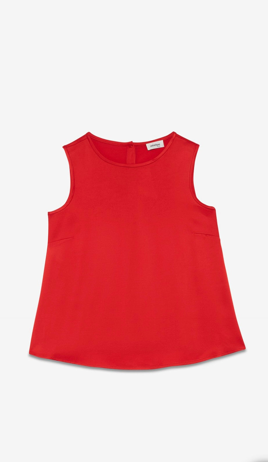 Ottod’Ame Red Viscose Flowy Top