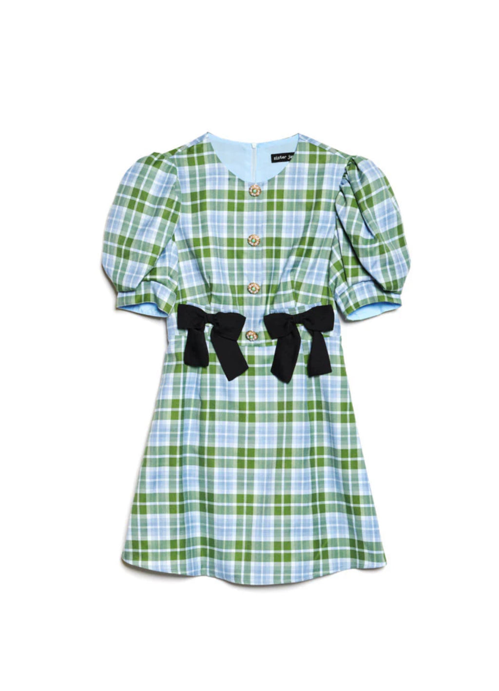 Sister Jane Green & Blue Tartan Mini Dress