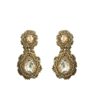 Load image into Gallery viewer, St. Erasmus Gold Baroque Statement Handmade Earrings
