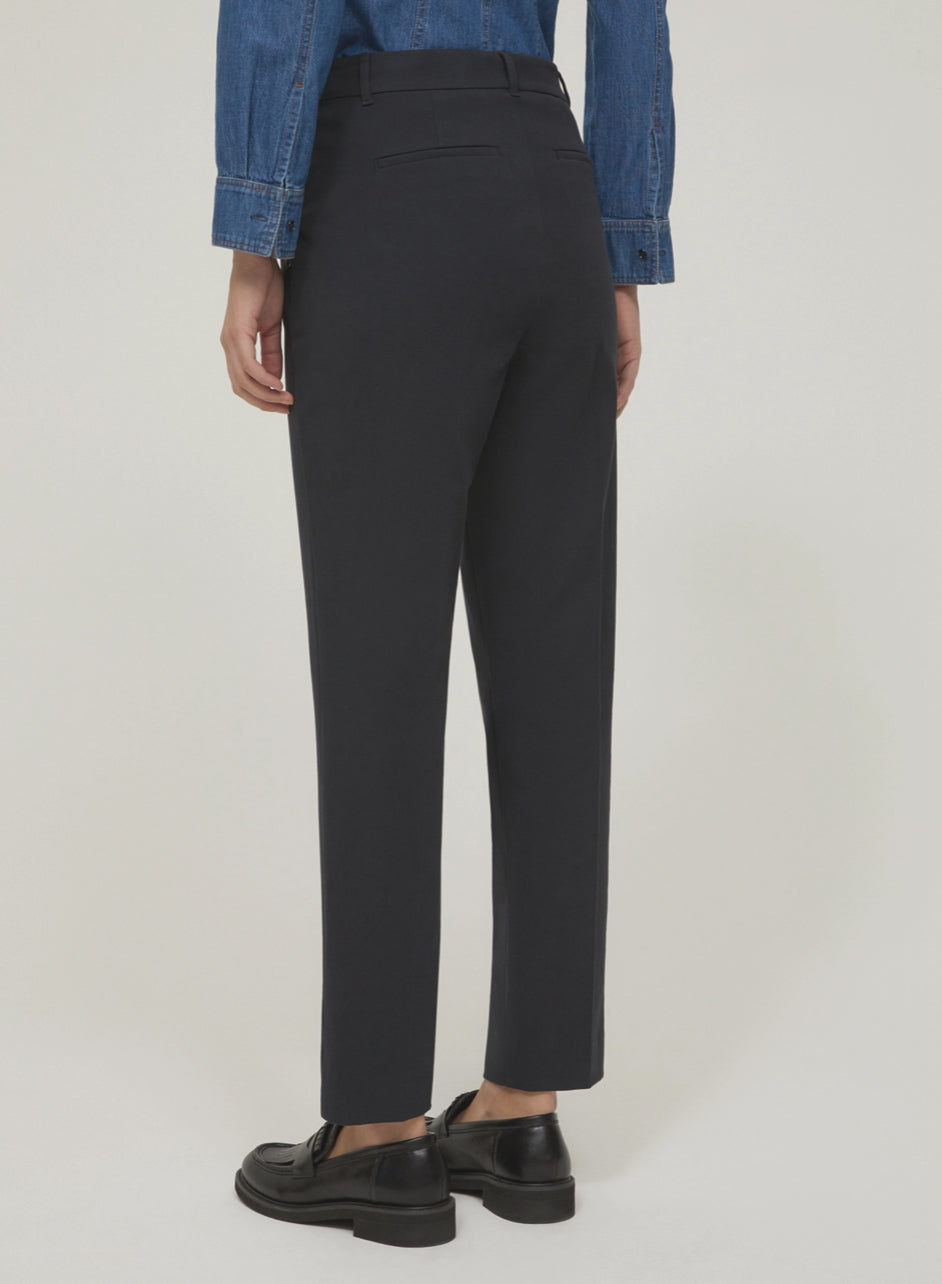 PENNYBLACK Slim Fit Tailored Black Trousers