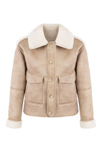 Load image into Gallery viewer, URBANCODE Cream Reversible Aviation Jacket
