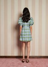 Load image into Gallery viewer, Sister Jane Green &amp; Blue Tartan Mini Dress
