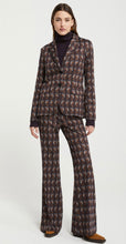 Load image into Gallery viewer, Ottod’Ame Navy &amp; Brown Milano Print Trousers

