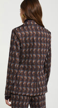 Load image into Gallery viewer, Ottod’Ame Navy &amp; Brown Milano Print Blazer
