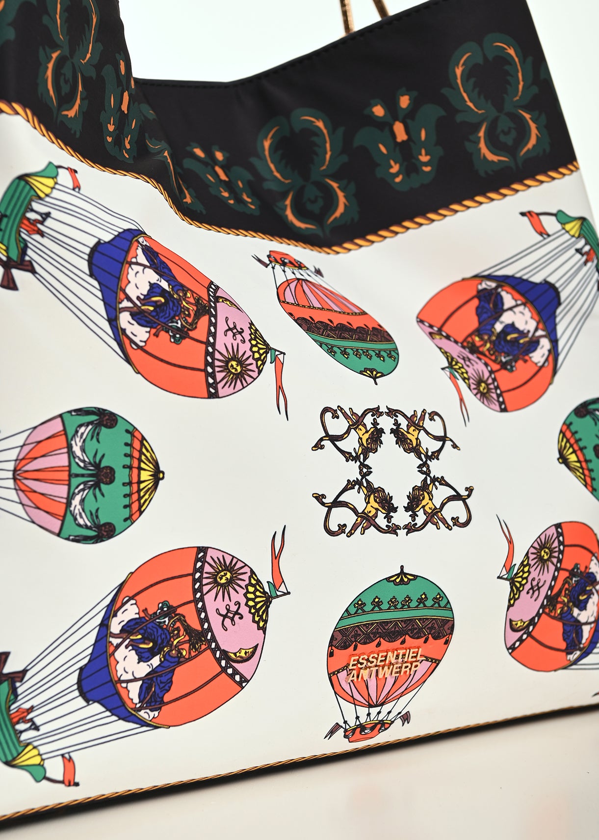 Essentiel Antwerp Printed Scarf Large Handbag