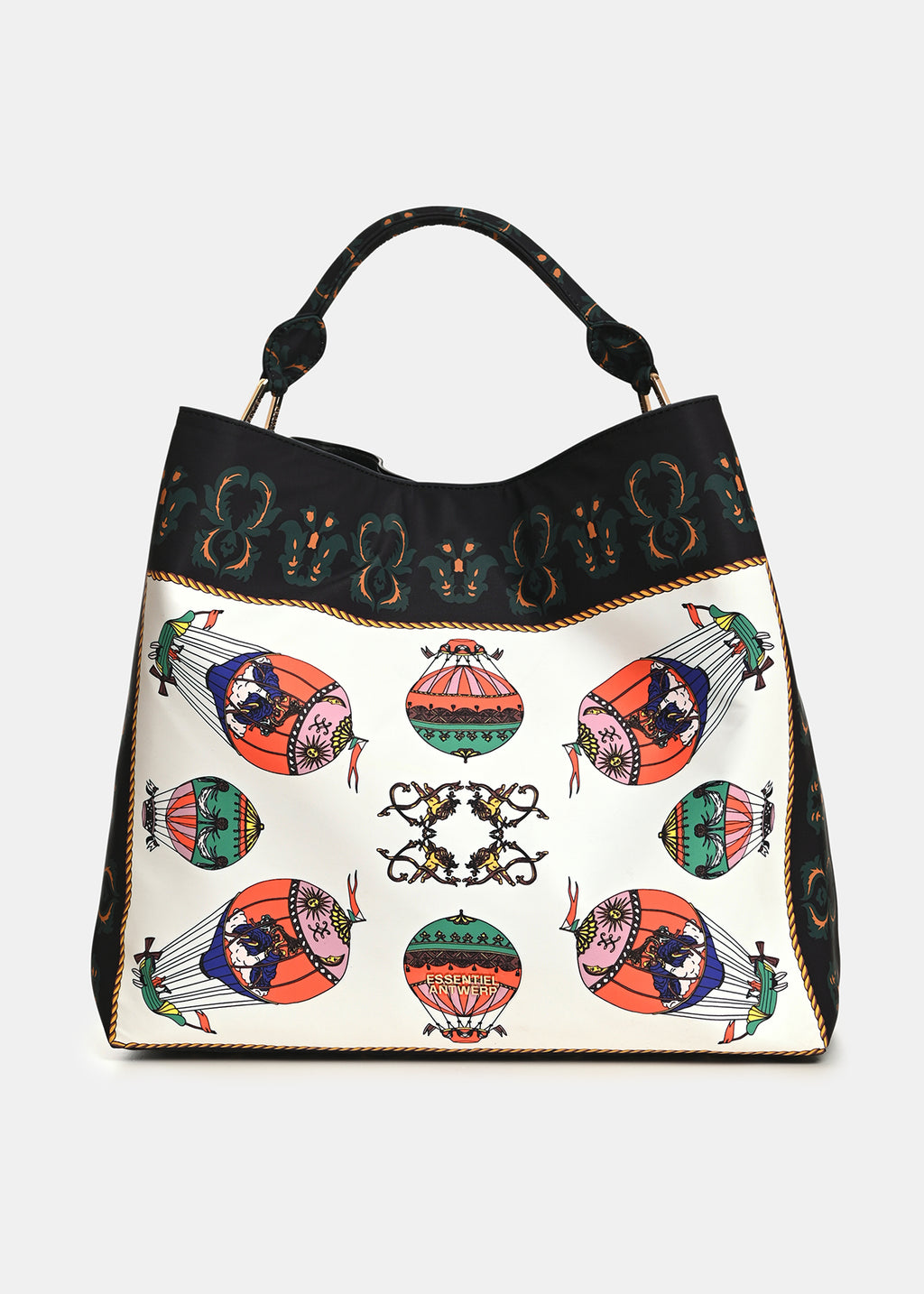 Essentiel Antwerp Printed Scarf Large Handbag