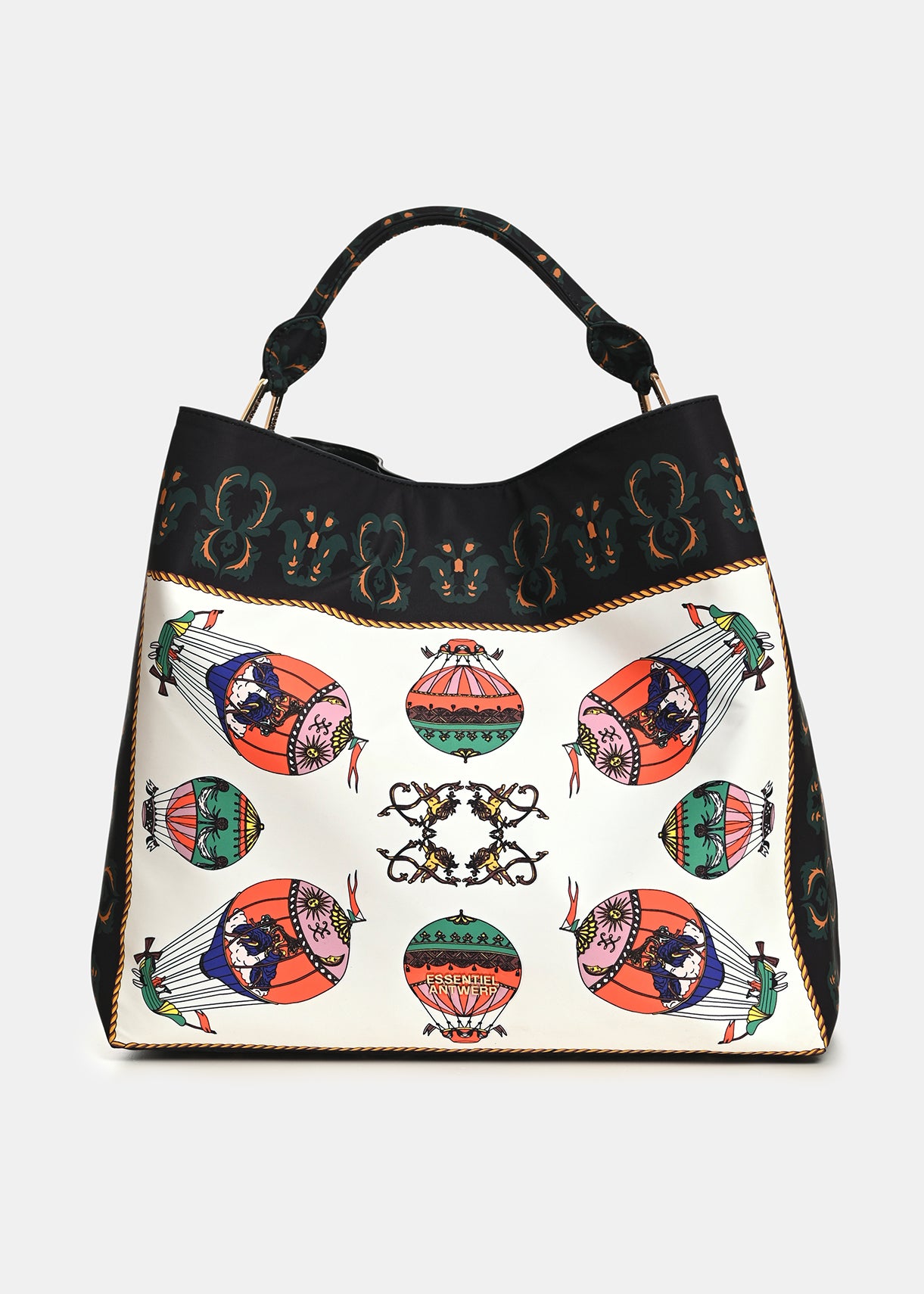 Essentiel Antwerp Printed Scarf Large Handbag