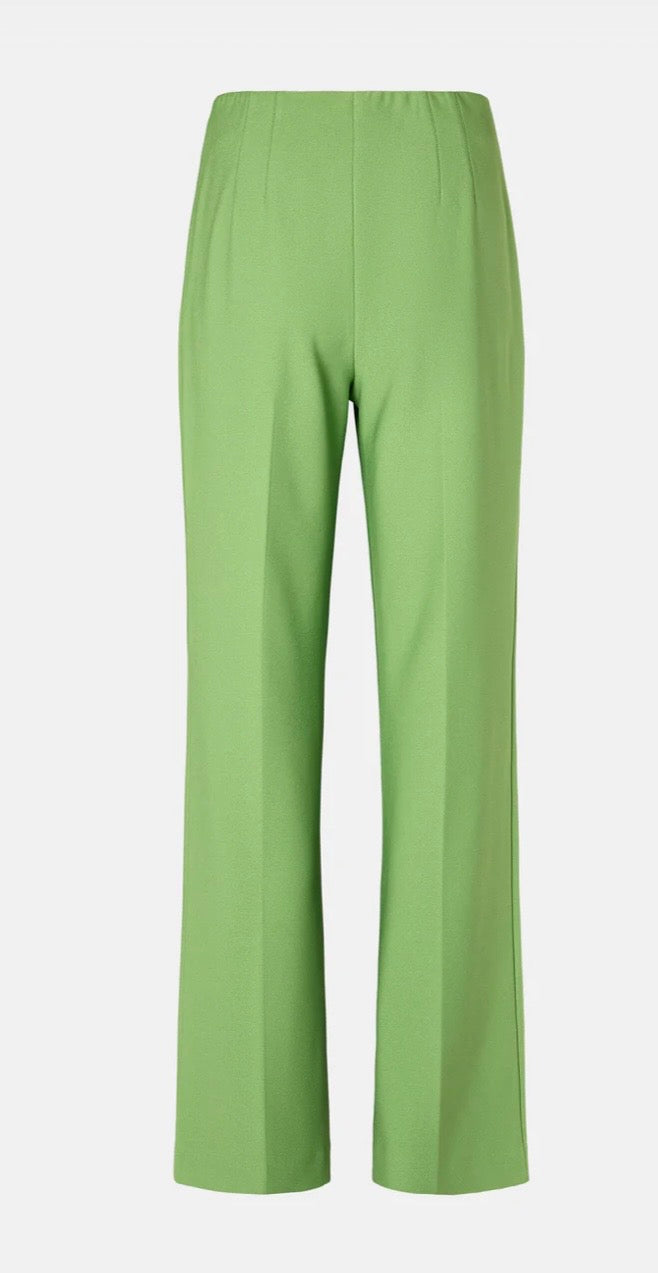 RDF Green Straight Wide Leg Full Length Trouser